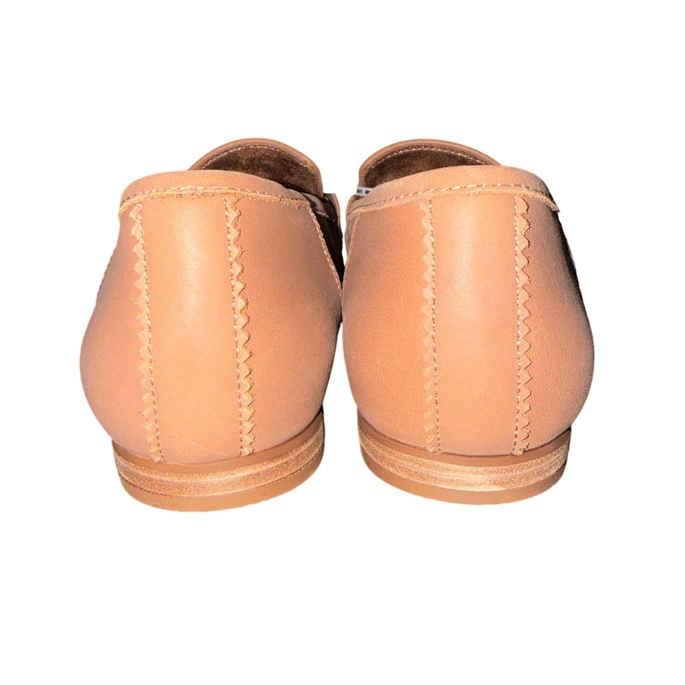 Toms Lynette Brown‎ Sugar Leather Penny Loafers Womens Size 11 Flat Shoes NEW - Picture 4 of 12